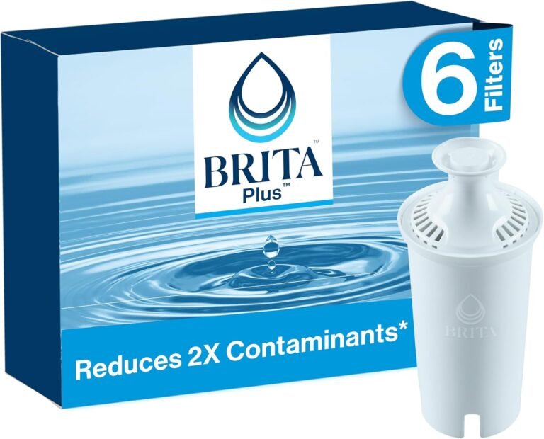 Brita Plus Water Filter, BPA-Free, High-Density Replacement Filter for Pitchers and Dispensers 6 Brita Plus Water Filter, BPA-Free, High-Density Replacement Filter for Pitchers and Dispensers