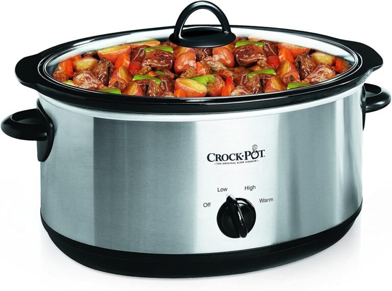 Crock-Pot 7 Quart Oval Manual Slow Cooker, Stainless Steel (SCV700-S-BR) 2 Crock-Pot 7 Quart Oval Manual Slow Cooker, Stainless Steel (SCV700-S-BR)